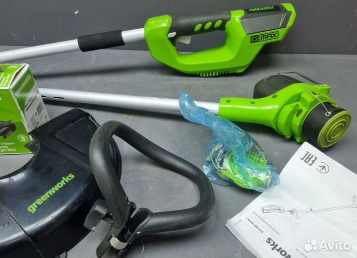 Триммер аккумуляторный greenworks