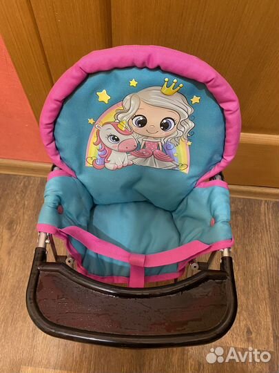 Стульчик для кормления кукольный