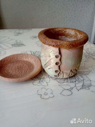 Керамические горшки,б/у