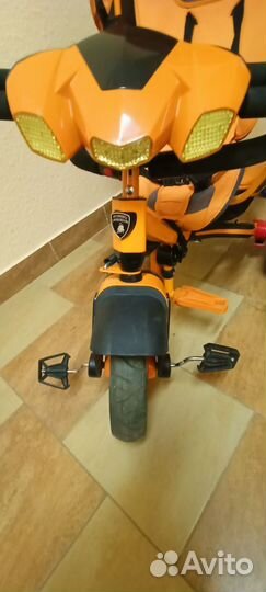 Детский велосипед коляска Lamborghini