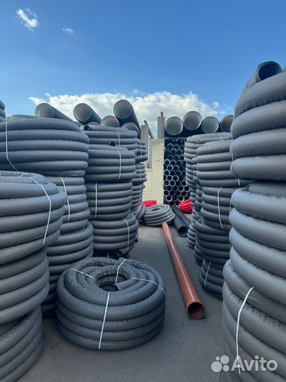 Труба дренажная «ярдренаж» 160 мм (50 м)