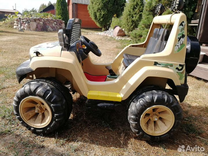 Детский электромобиль джип бу