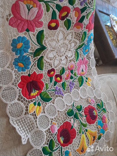 Салфетка кружево, винтаж