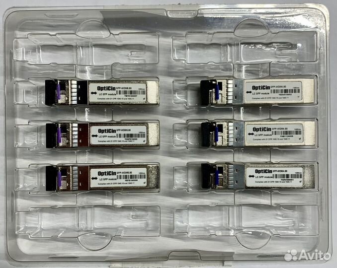 Модули SFP WDM, до 80км (24dB), 1490/1550 нм, LC