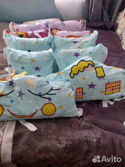 Бортики в детскую кроватку