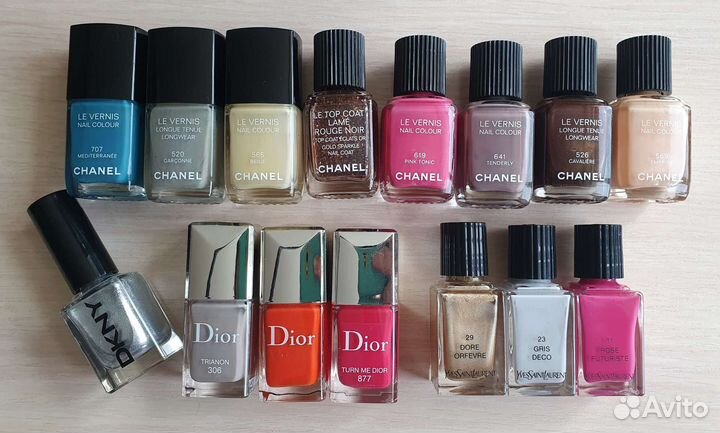 Лак для ногтей Chanel Dior YSL Dkny Givenchy