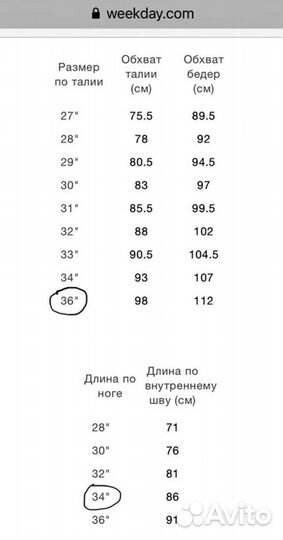 Джинсы новые Weekday