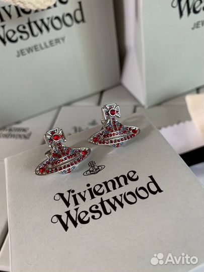 Серьги гвоздики Vivienne Westwood