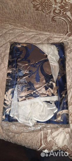 Новый комплект шторы,тюль,ламбрекен