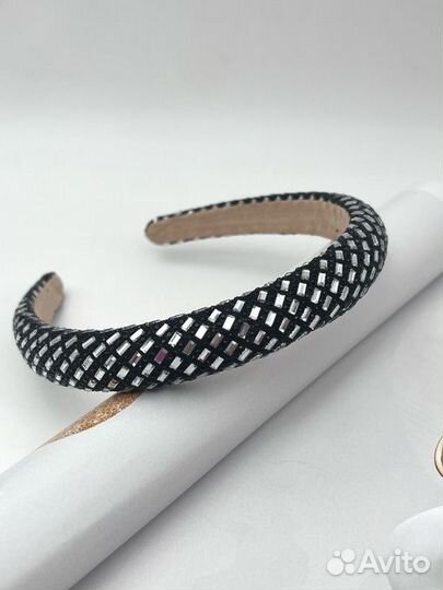 Ободок со стразами /разные цвета