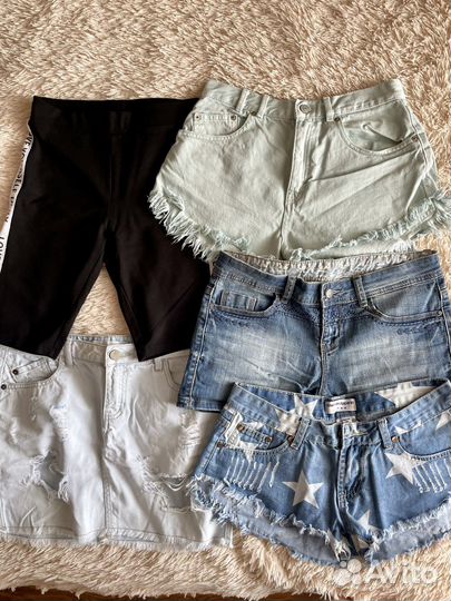 Шорты джинсовые женские(Zara,Pull&Bear,Lime)