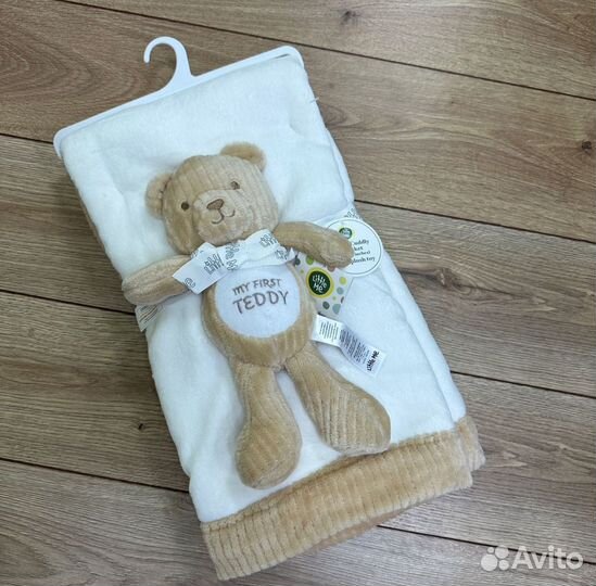 Плед детский + игрушка