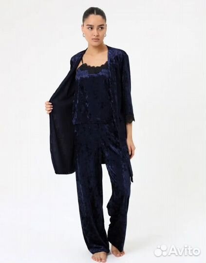 Пижама велюр 4 в 1