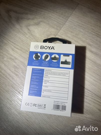 Микрофон студийный boya MW-3 для iPhone