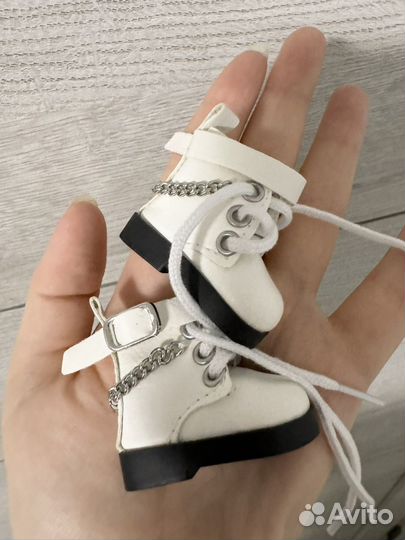 Ботинки сапожки для кукол 4,5 см новые