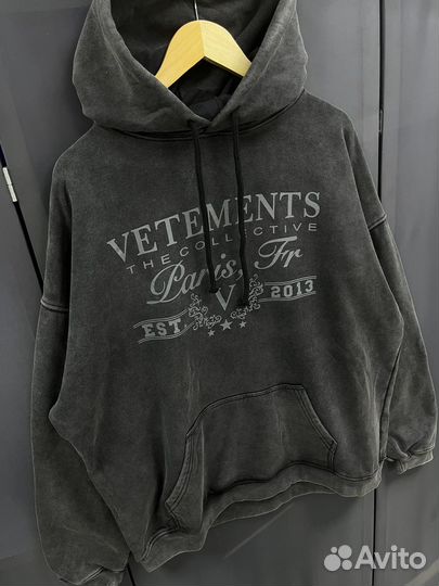 Vetements худи paris оверсайз (коллекция 2024)