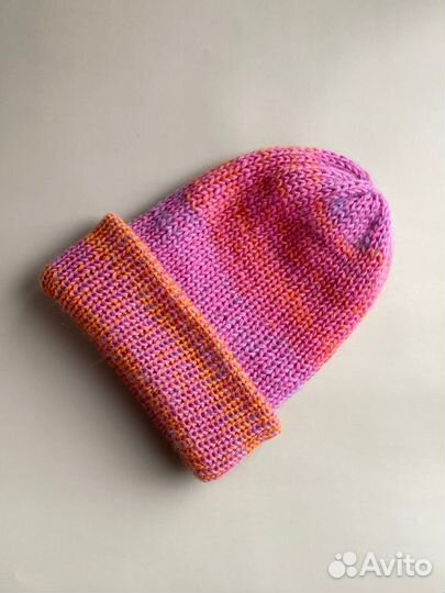 Шапка вязаная бини