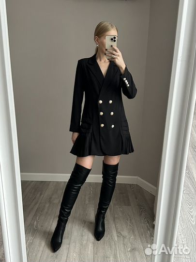 Платье пиджак S M новое