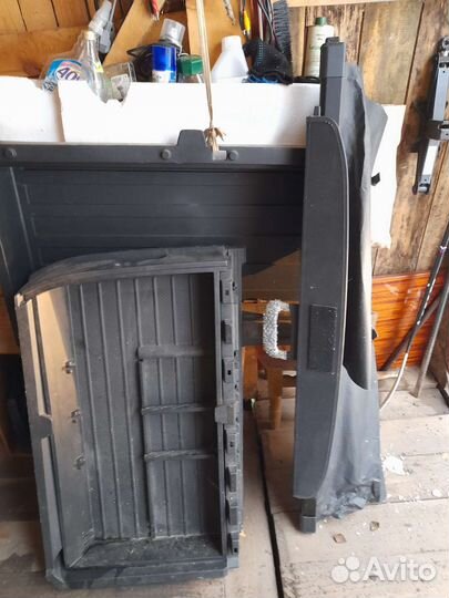 Полка-штора и органайзеры