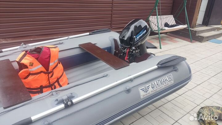 Лодка пвх 350 и мотор 9.9