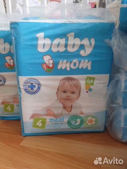 Памперсы подгузники baby mom 5