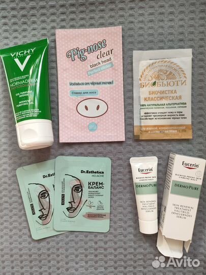 Еucerin, vichy набор для проблемной кожи