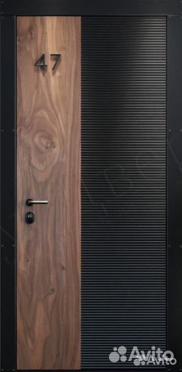 Входная металлическая дверь мдф/шпон для дома