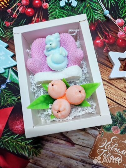 Новогодний набор из мыла