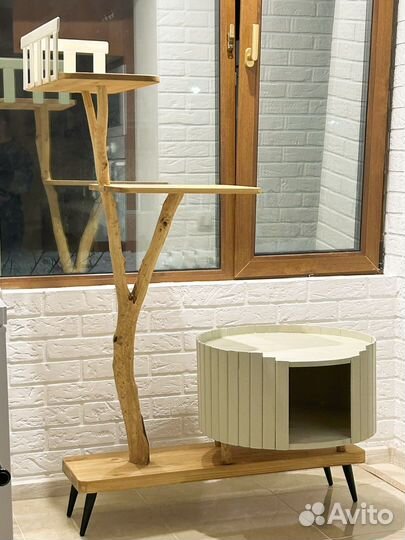 Когтеточка домик для кошки