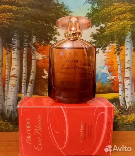 Shiseido Ever bloom Ginza flower 50 мл, оригинал