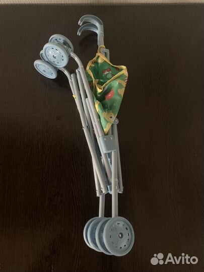 Коляска игрушечная складная