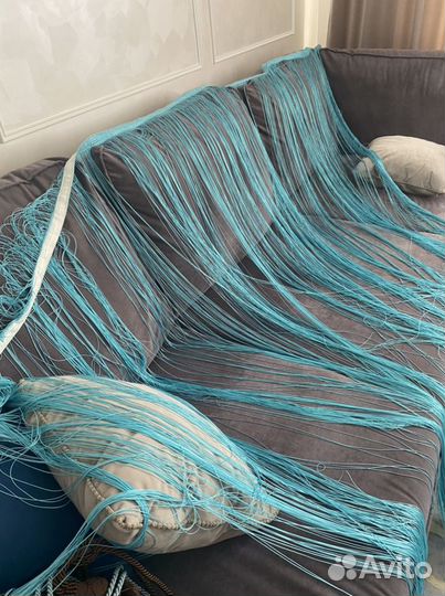 Тюль-нитки, подхваты, ламбрикен