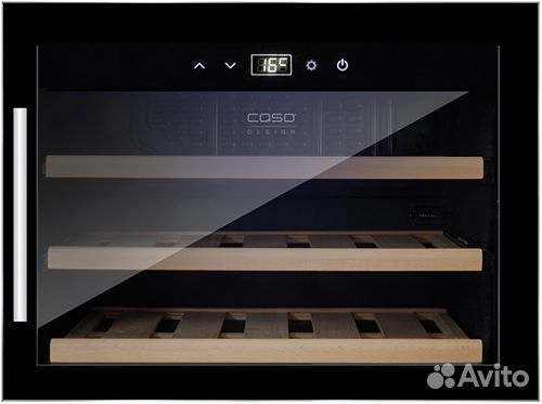 Встраиваемый винный шкаф Caso WineSafe18EBInox