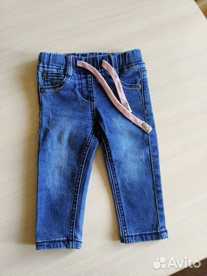 Джинсы для девочки 74р
