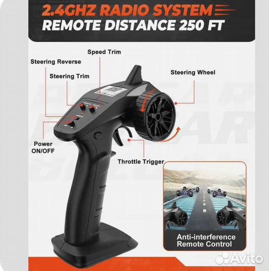 Радиоуправляемый внедорожник Bezgar 4x4 / 1:10