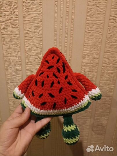 Вязание арбуз и банан