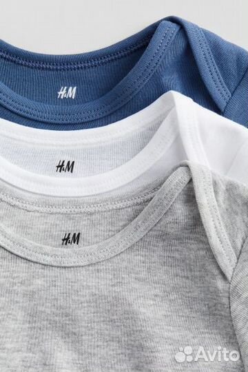 Комплект боди с длинным рукавом H&M