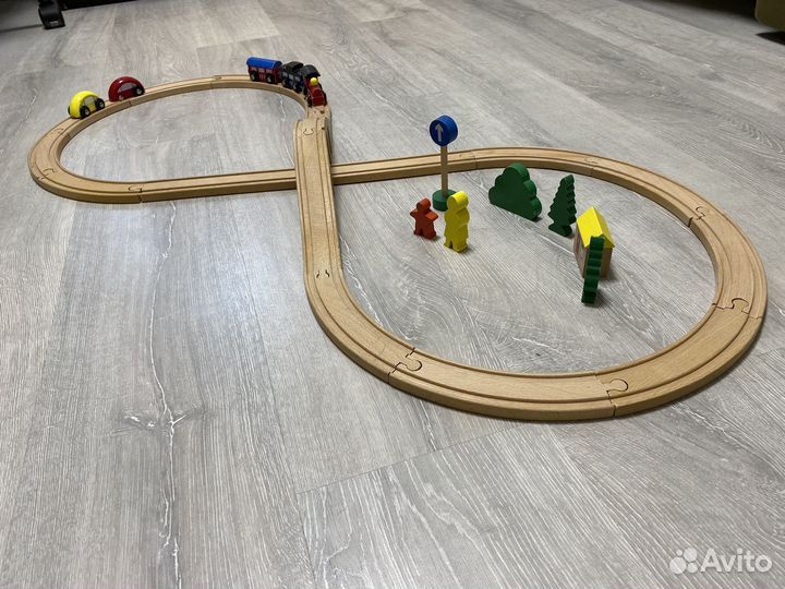 Железная дорога деревянная