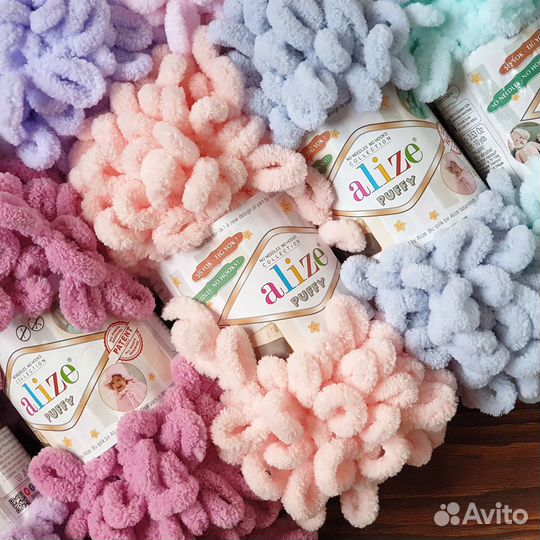 Пряжа Alize puffy