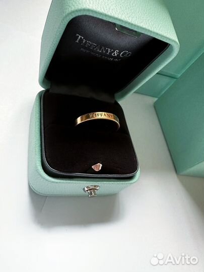 Кольцо Tiffany золото 750 оригинал 16.5 размер