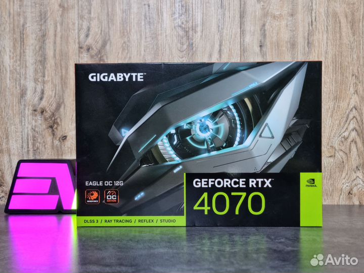 Видеокарта RTX 4070 12GB Gigabyte eagle OC