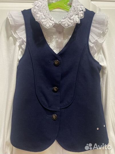 Жилетка для девочки школьная122