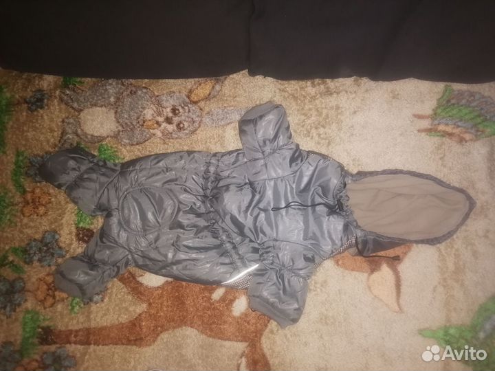 Зимний комбинезон для средней собаки