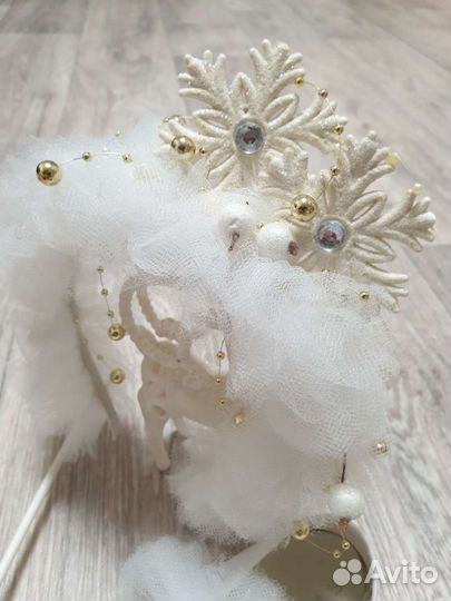 Новогодний костюм. Костюм снежинки