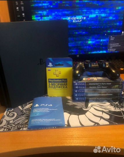 Sony PlayStation 4 ps4 slim+236 игр