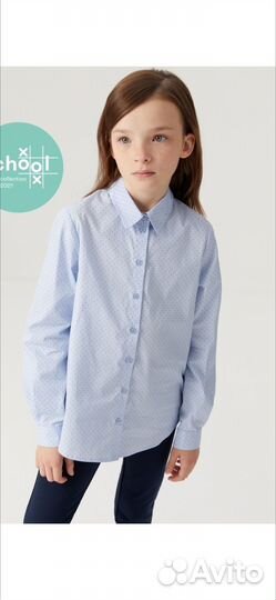 Блузка хлопковая 146р Sela