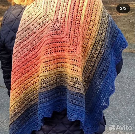 Бактус шаль платок косынка