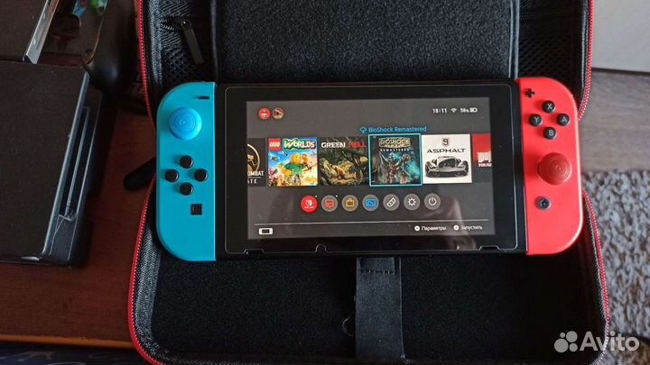 Nintendo switch 1gen + Комплект hwfly RP 2040