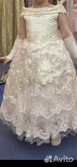 Платье праздничное для девочки р.134-143