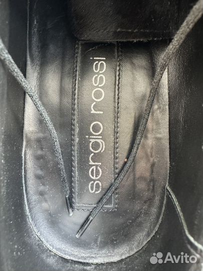 Sergio rossi туфли 41 размер из пони